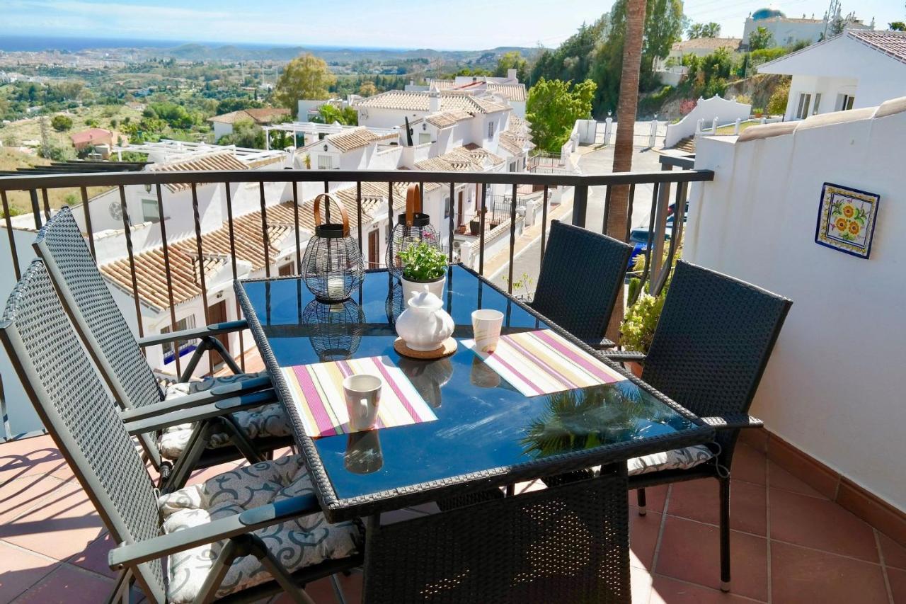 Amazing Sea Views Duplex Apartment With Garden, El Porton De Mijas Eksteriør billede