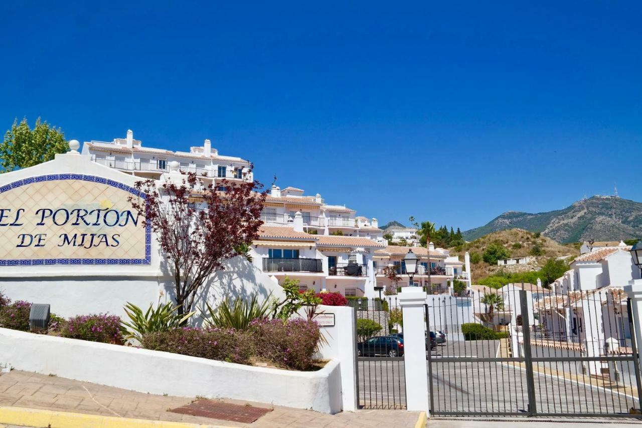 Amazing Sea Views Duplex Apartment With Garden, El Porton De Mijas Eksteriør billede