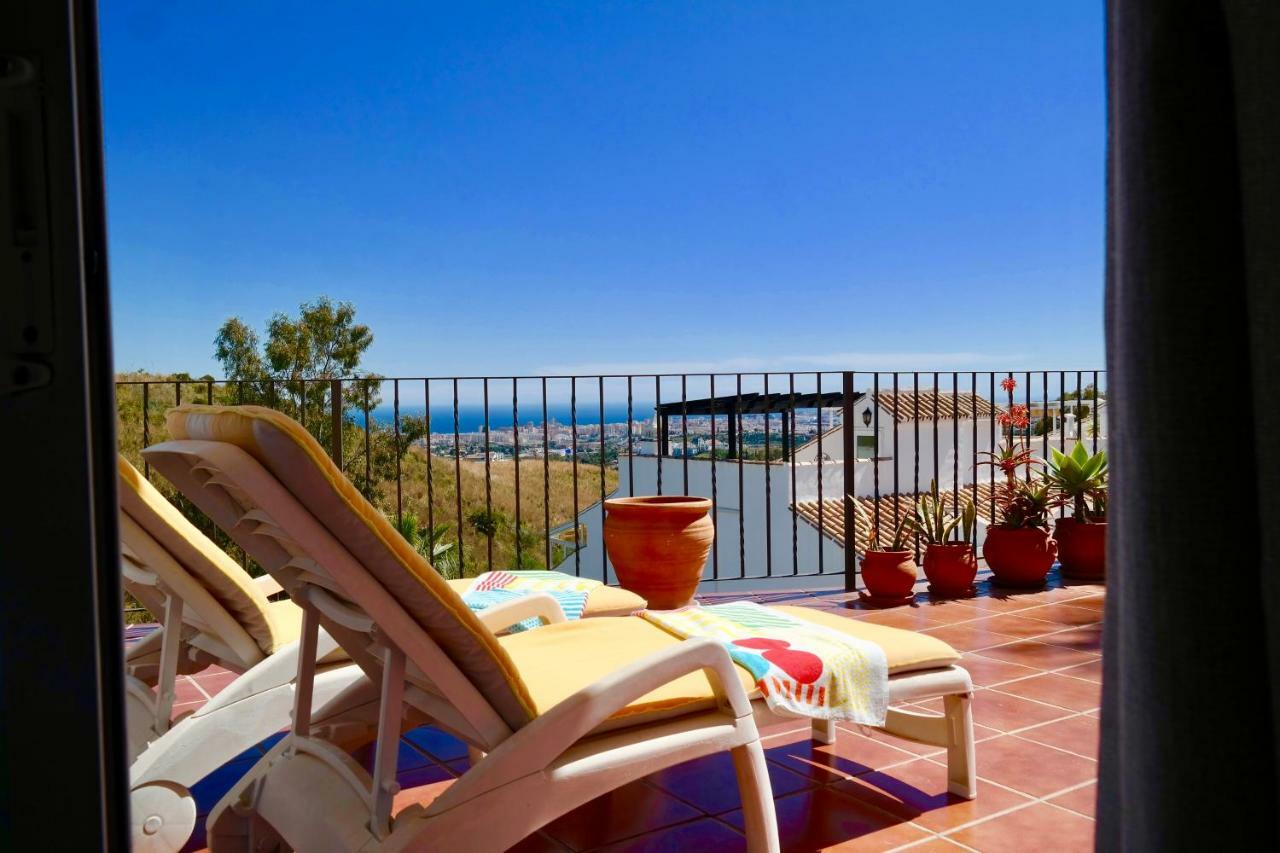 Amazing Sea Views Duplex Apartment With Garden, El Porton De Mijas Eksteriør billede